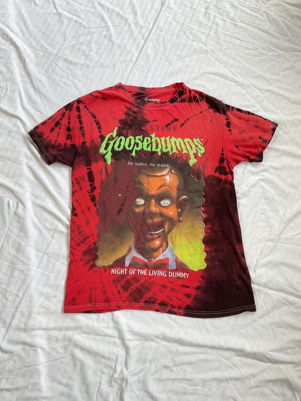Goosebumps Slappy Tie Dye Night of the Living Dummy Book Fair Retro Size Medium